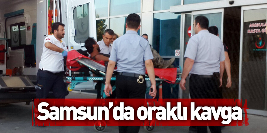 Samsun'da tartıştığı kişinin kolunu orakla kesti