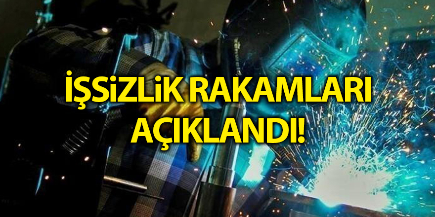 İşsizlik rakamları açıklandı!