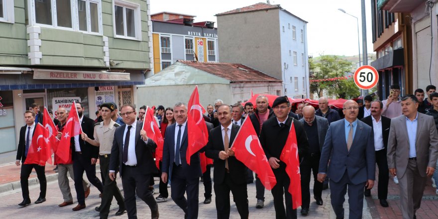 Havza’da Bayrak Yürüyüşü ve ilk miting coşkusu - samsun haber