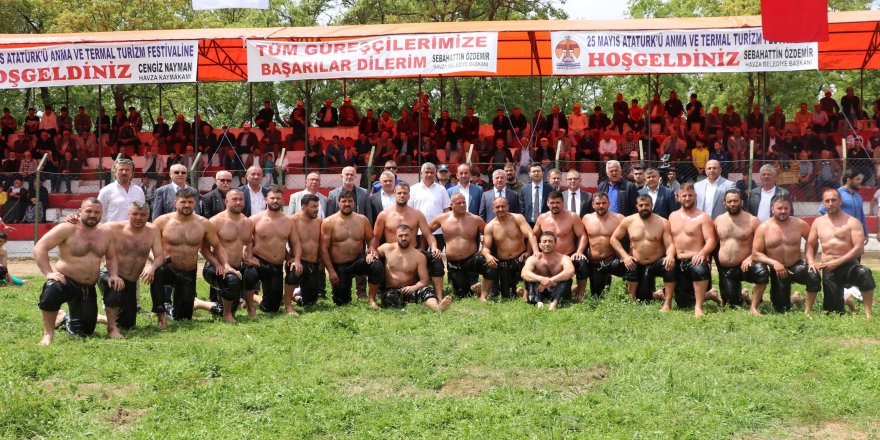 Havza Kırkpınar Yağlı Güreşleri'nde başpehlivan Recep Kara