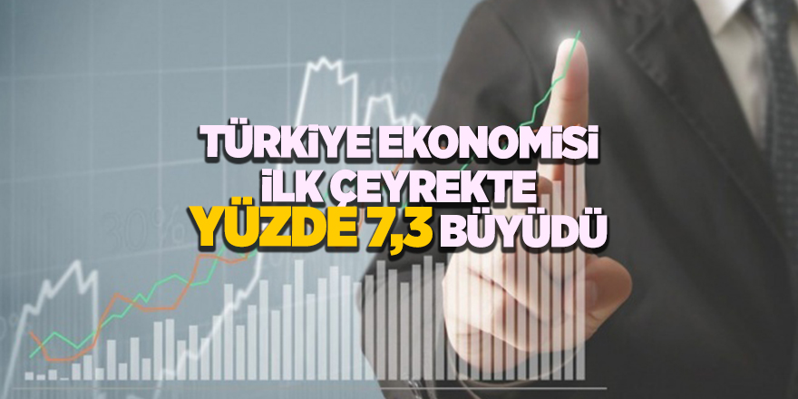 Türkiye ekonomisi ilk çeyrekte yüzde 7,3 büyüdü