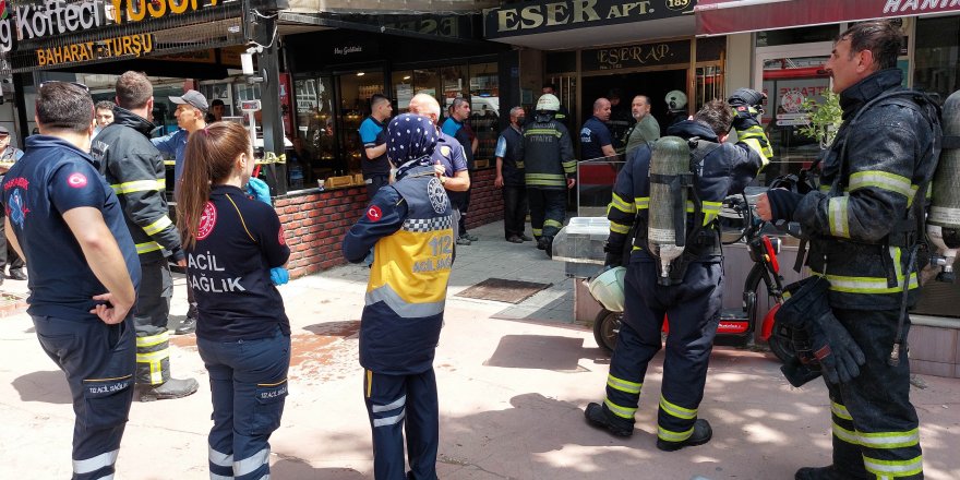 Samsun'da yangında 4 kişi dumandan etkilendi - samsun haber