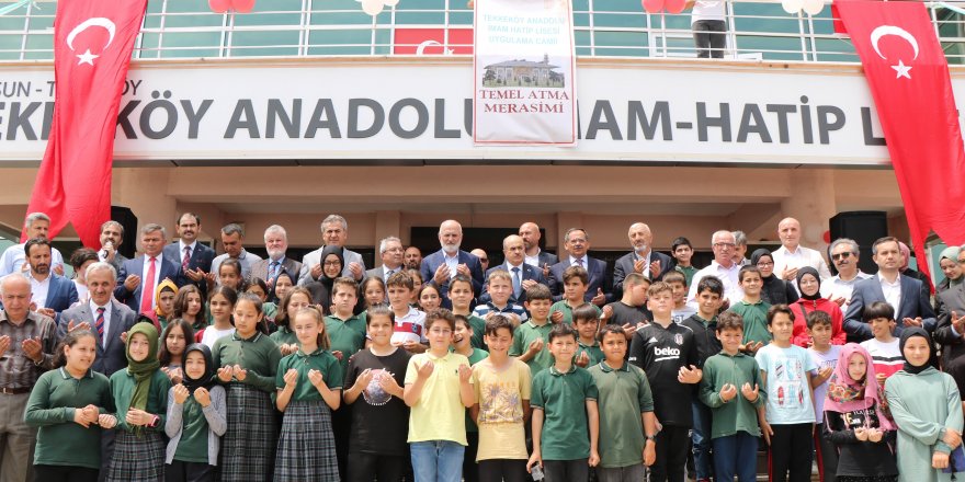 Tekkeköy Anadolu İmam Hatip Lisesi Uygulama Camii’nin temeli atıldı