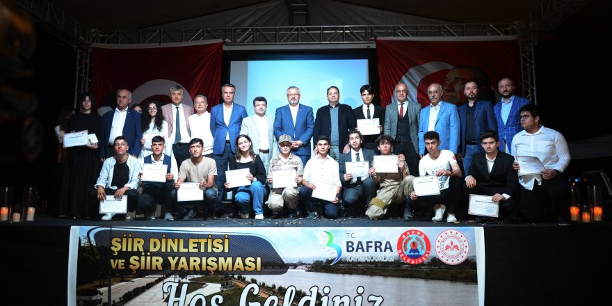 Bafra’da şiir dinletisi ve şiir yarışması - samsun haber