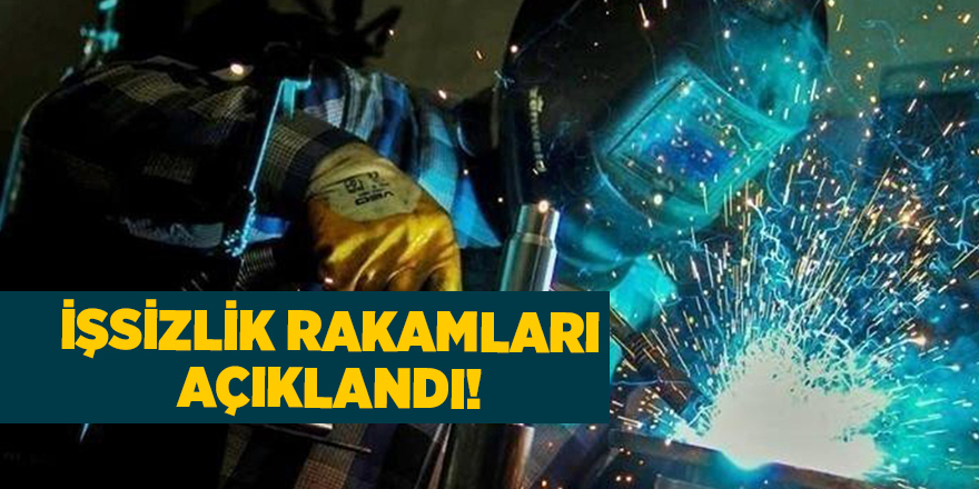 İşsizlik rakamları açıklandı!