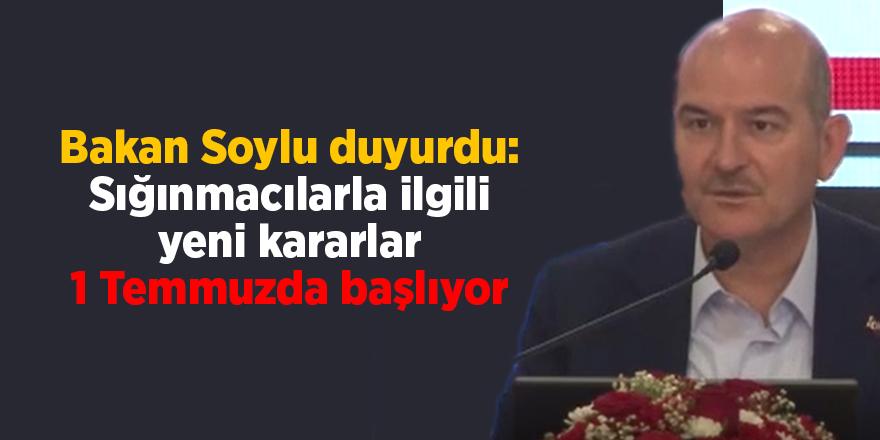 Bakan Soylu: 'Mahallelerde ikamet edebilecek yabancı oranı yüzde 20'ye düşürüldü'