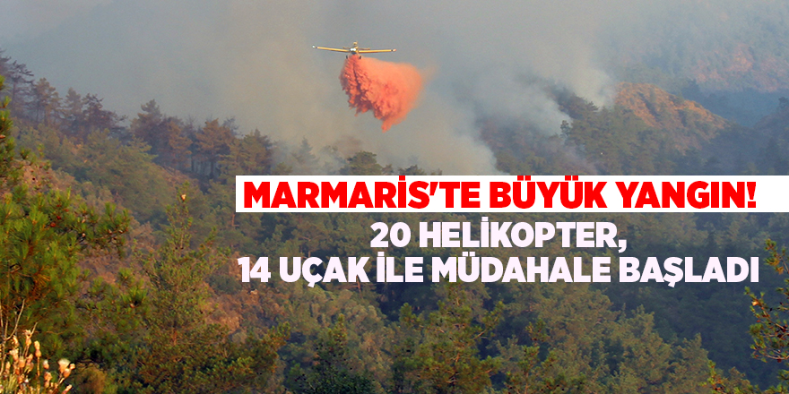 Marmaris'te büyük yangın!