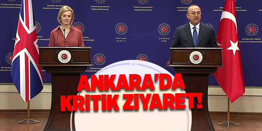 Ankara'da kritik ziyaret!