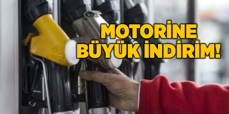 Motorine büyük indirim!