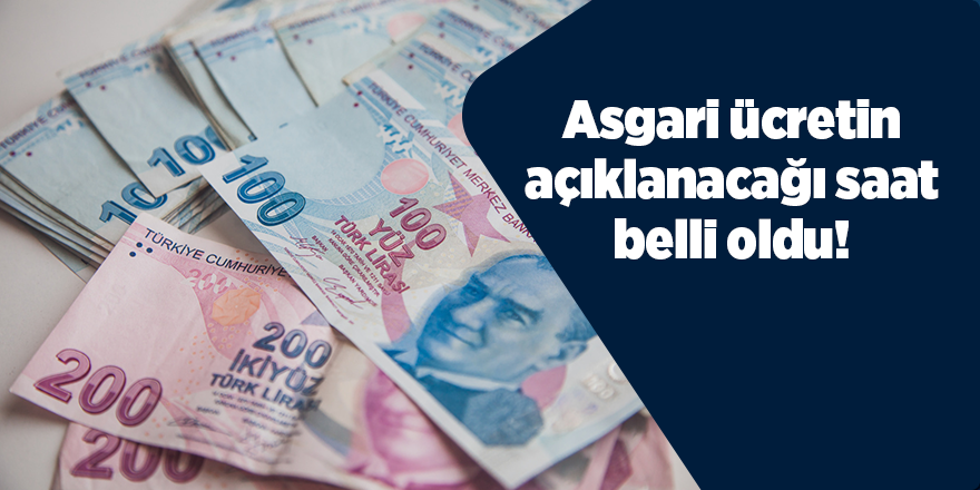 Asgari ücret belli oluyor