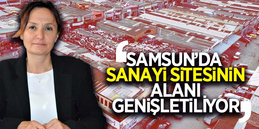 Samsun’da sanayi sitesinin alanı genişletiliyor