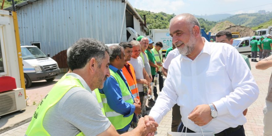 Başkan Sandıkçı Belediye Personeliyle Bayramlaştı - samsun haber