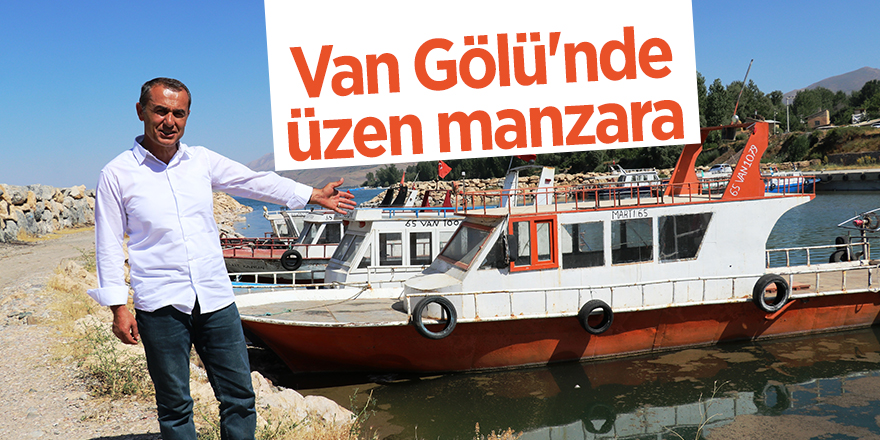 Van Gölü'nde üzen manzara