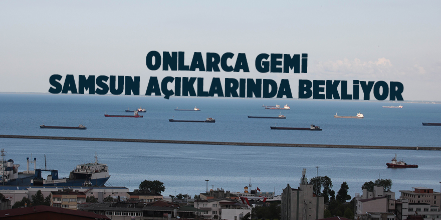 Onlarca gemi Samsun açıklarında bekliyor - samsun haber