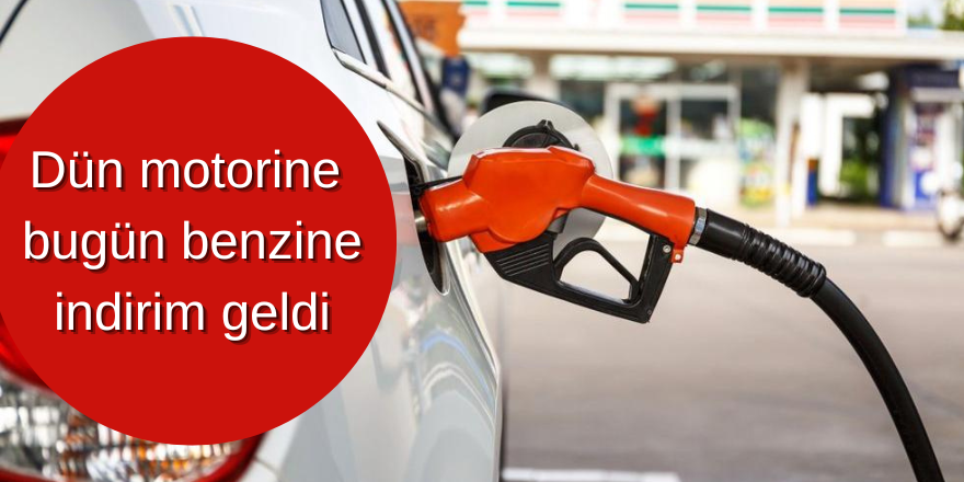 Dün motorine bugün benzine indirim geldi