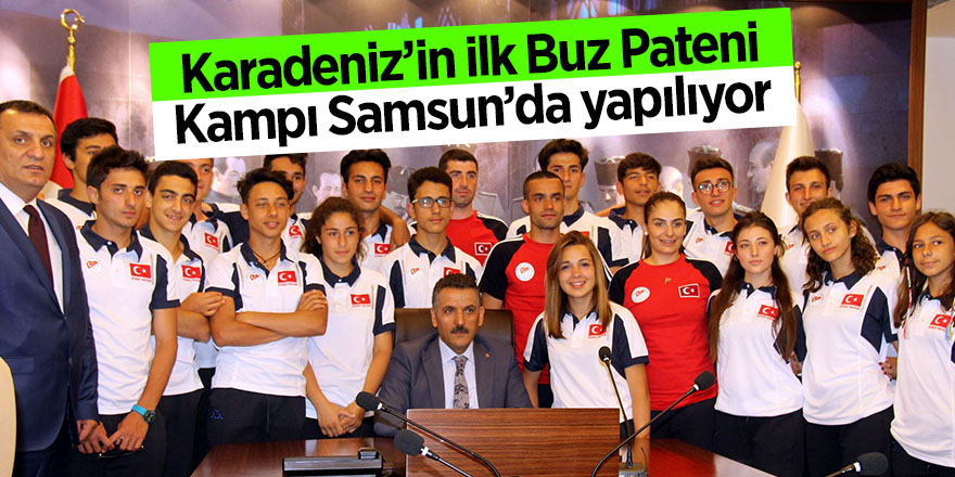 Karadeniz’in ilk Buz Pateni Kampı Samsun’da yapılıyor