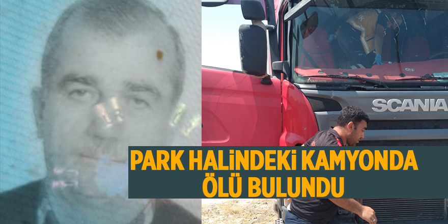 Park halindeki kamyonda ölü bulundu