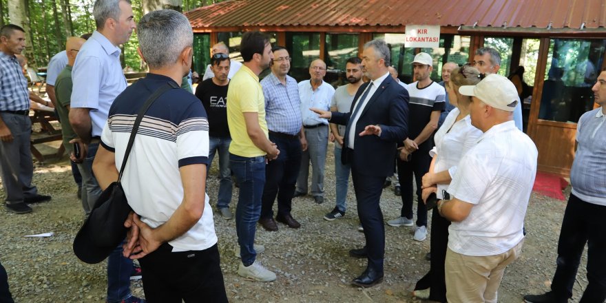 19 Mayıs fındık bahçeleri örnek gösterildi - samsun haber