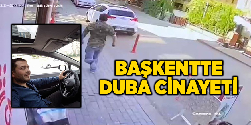 Başkentte duba cinayeti