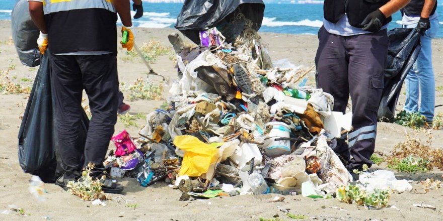 Samsun plajlarından günde 8 ton atık toplanıyor - samsun haber