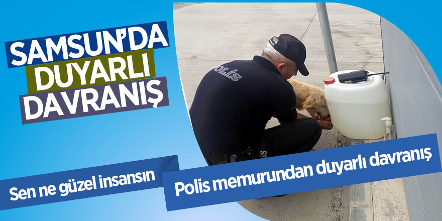 Polis memurundan duyarlı davranış 