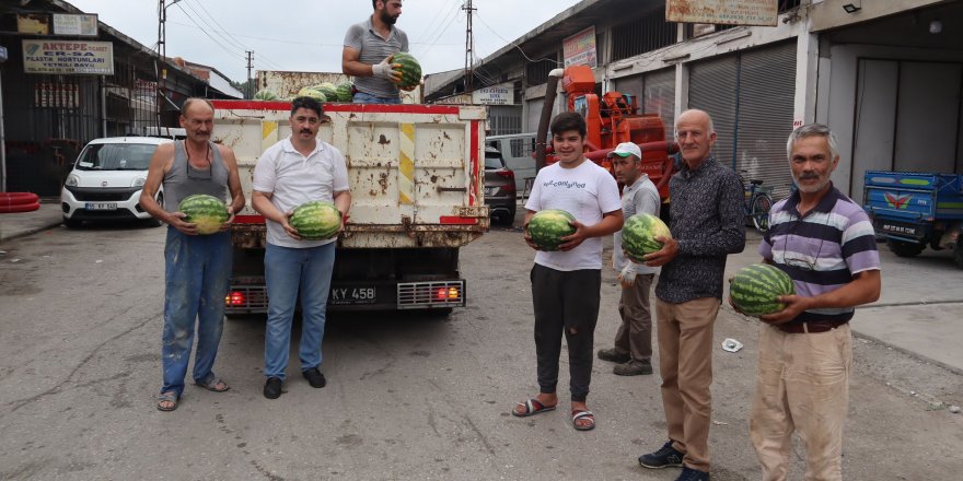 Başkan Kılıç'tan karpuz üreticisine destek - samsun haber