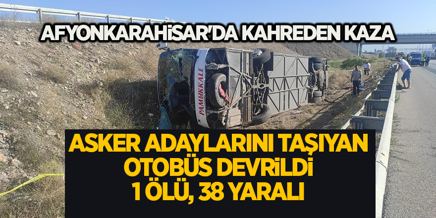 Afyonkarahisar'da kahreden kaza!