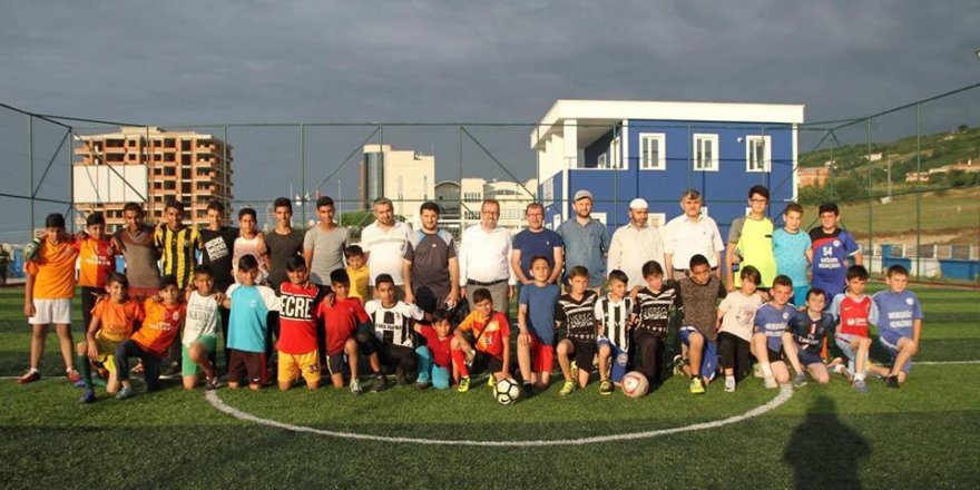 Samsun’da anlamlı futbol turnuvası düzenlendi 