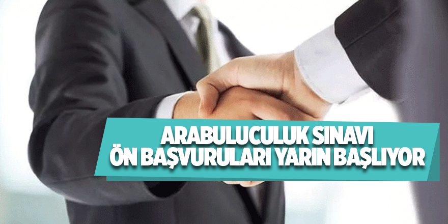 Arabuluculuk Sınavı ön başvuruları yarın başlıyor