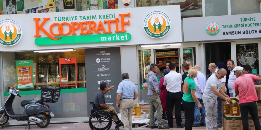 Tarım Kredi'de indirim yoğunluğu - samsun haber