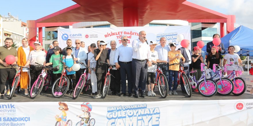 Canik’te Tüm Çocuklar Bisikletlerine Kavuştu - samsun haber