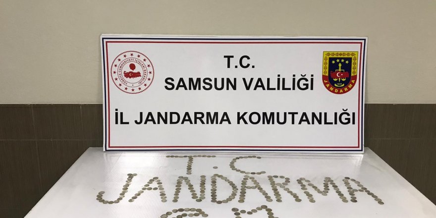 Samsun'da Selçuklu dönemine ait 286 adet sikke ele geçirdi - samsun haber