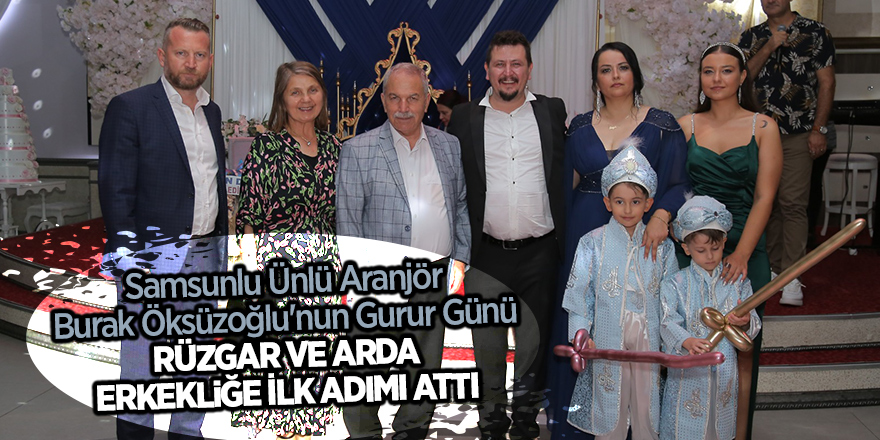 Samsunlu Ünlü Aranjör Burak Öksüzoğlu'nun Gurur Günü