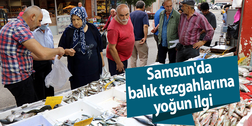 Samsun'da balık tezgahlarına yoğun ilgi - samsun haber