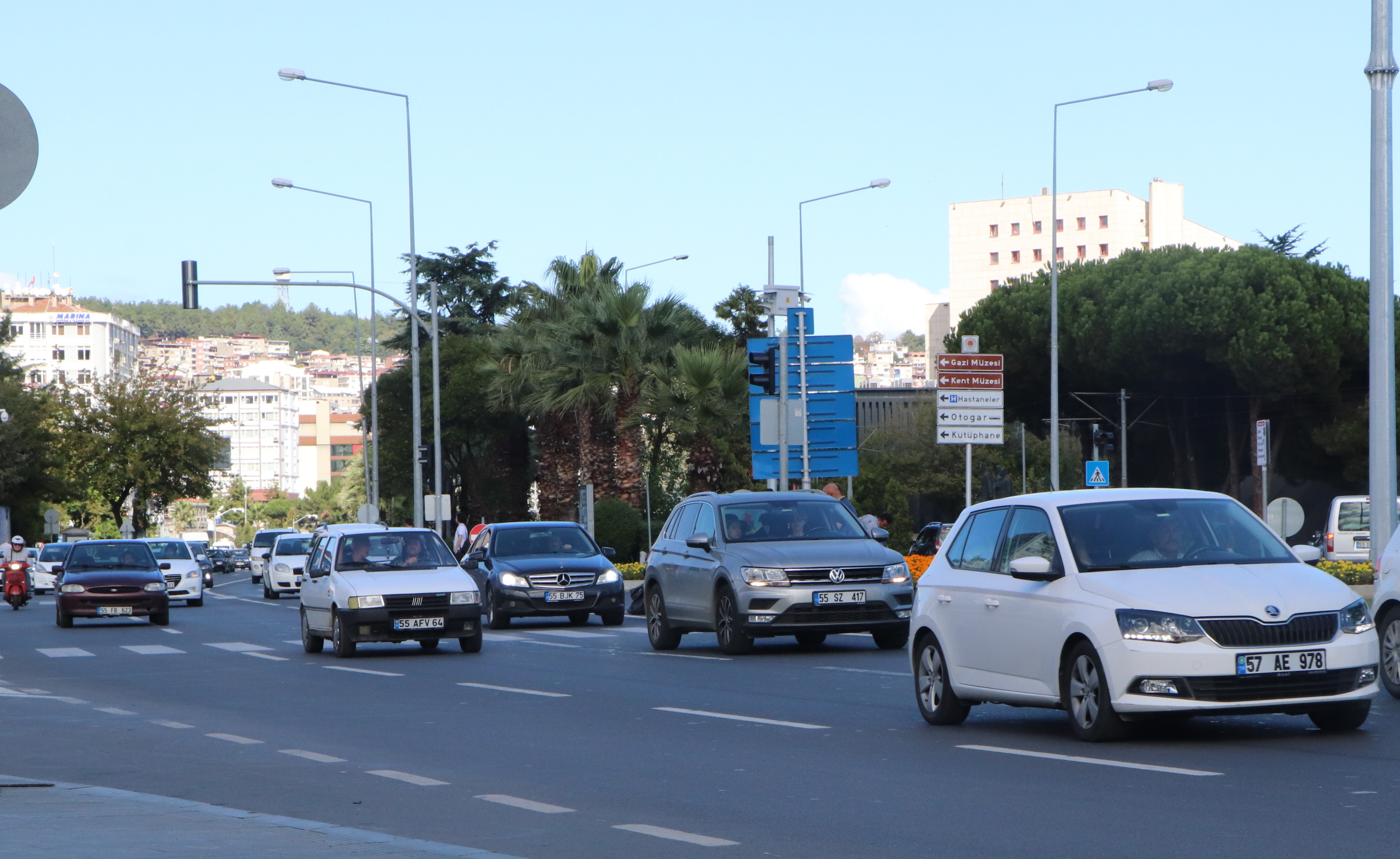  Samsun’da trafiğe kayıtlı araç sayısı 410 bin 155 oldu