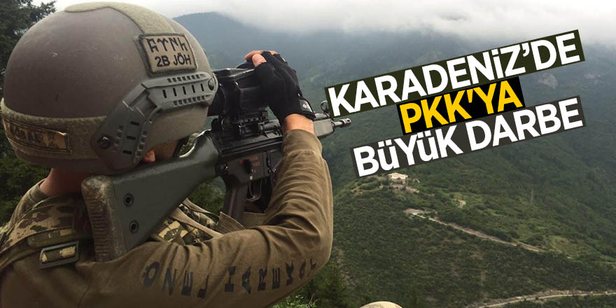 Karadeniz’de PKK'ya büyük darbe