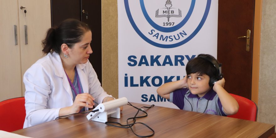 Samsun'da okullarda işitme taraması başladı - samsun haber