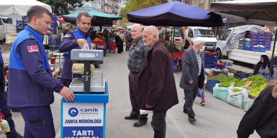 Canik zabıtasından sıkı denetim - samsun haber