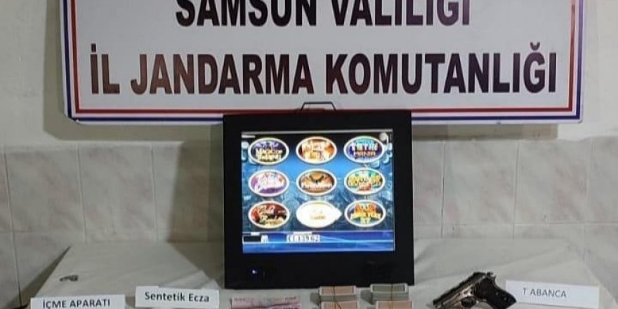 Samsun'da jandarmadan kumar baskını - samsun haber