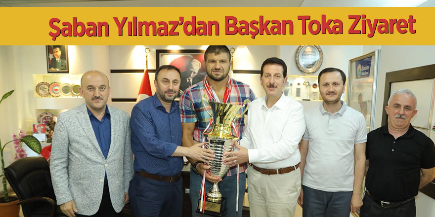 ŞABAN YILMAZ’DAN TARİHİ KIRKPINAR YAĞLI GÜREŞLERİ DÖNÜŞÜ BAŞKAN TOK’A ZİYARET