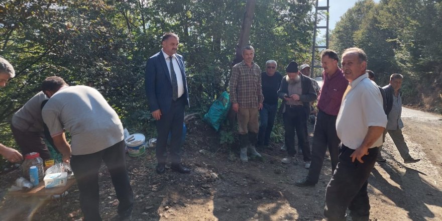 Salıpazarı'nda yol çalışmaları devam ediyor - samsun haber