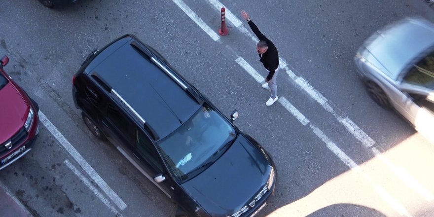 Samsun'da trafikte yol verme gerginliği - samsun haber