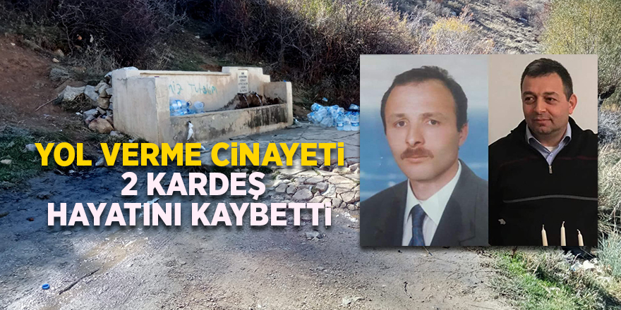 Yol verme cinayeti!  2 kardeş hayatını kaybetti