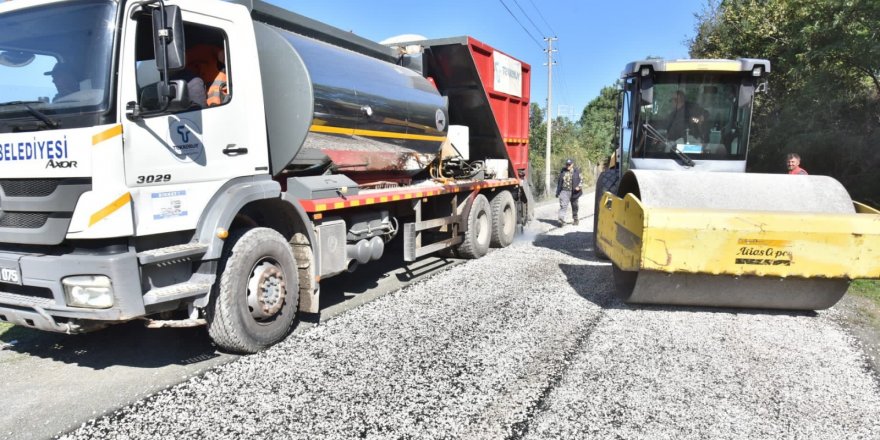 Tekkeköy'de yol çalışmaları devam ediyor - samsun haber