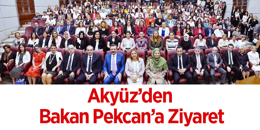 Akyüz'den Bakan Pekcan'a Ziyaret