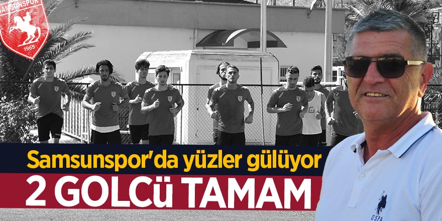 Samsunspor'da yüzler gülüyor