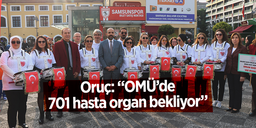 Samsun'da organ bağışı yürüyüşü