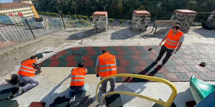 Canik’te çocuklara yeni oyun alanları - samsun haber