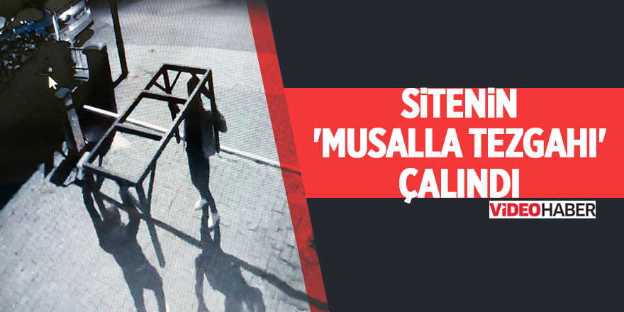 Sitenin 'musalla tezgahı' çalındı - samsun haber