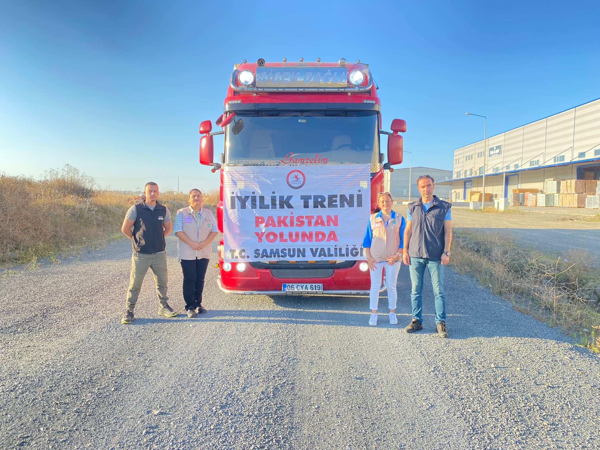 Samsun'dan Pakistan'a yardım eli 